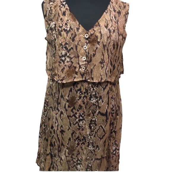 Sam Hilu Animal Print Dress - Picture 1 of 4